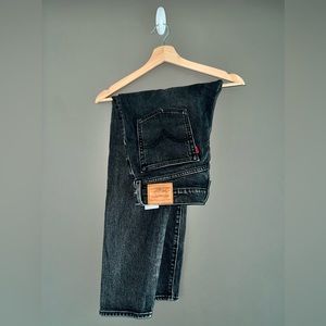 LEVI’S WEDGIE BLACK JEANS